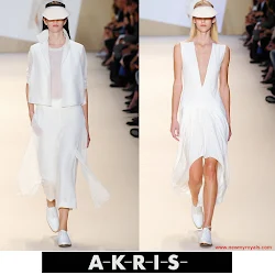 Princess Charlene Style - AKRIS Spring 2015