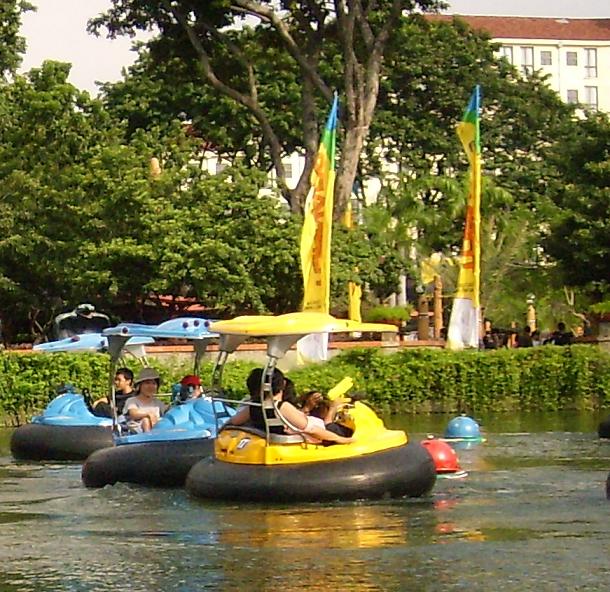 Natural Destination Water Rides in Ancol, Jakarta