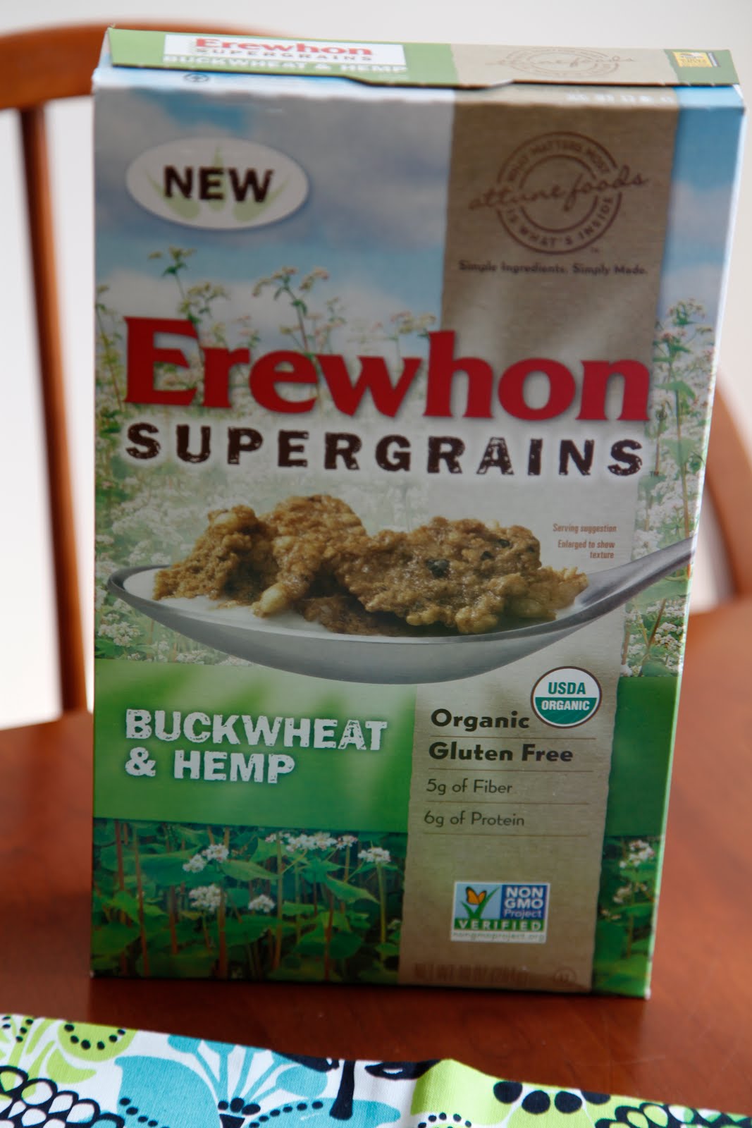 Learning to Eat AllergyFree Attune Foods New Buckwheat & Hemp Cereal