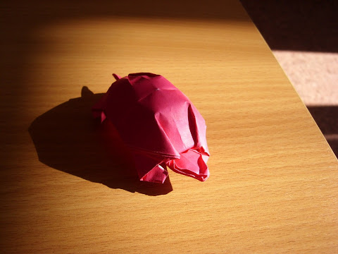 Оригами черепаха (автор: Robert J. Lang)