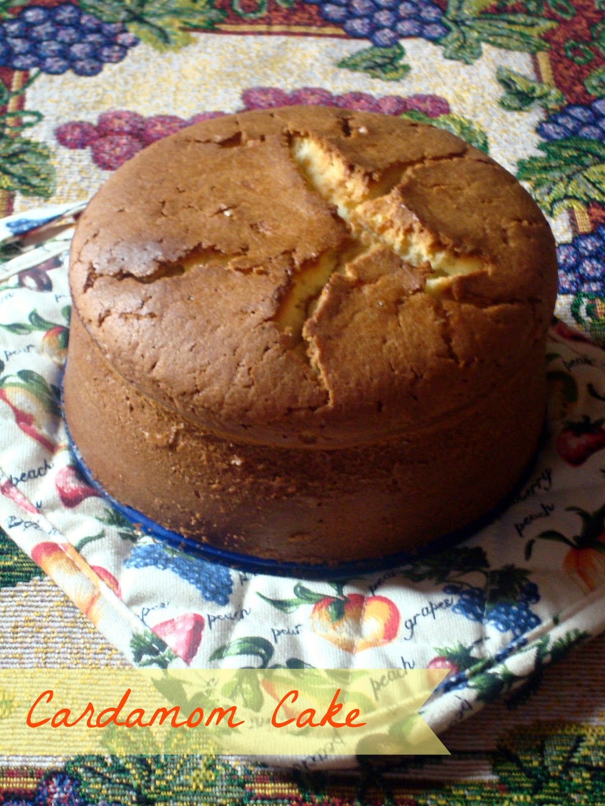 Cook like Priya Cardamom Cake Bakery style cake Basic