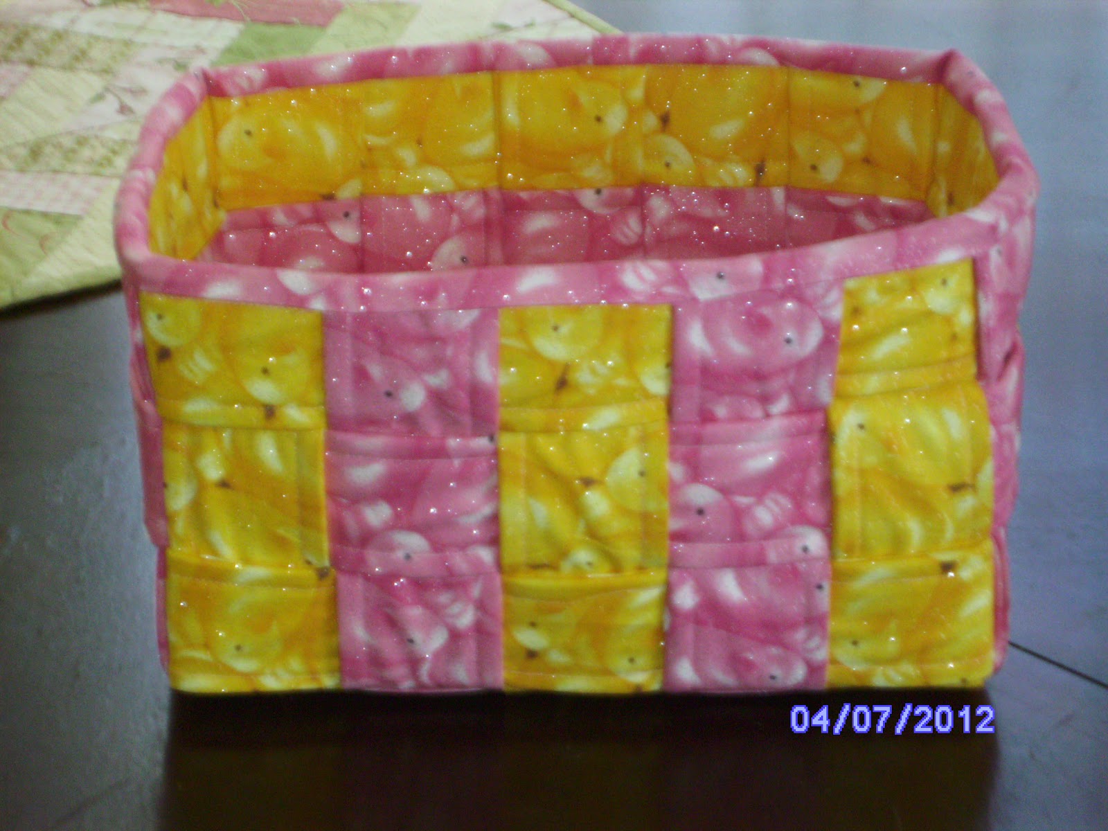 "My Life and Quilting" "Biscuit Basket"