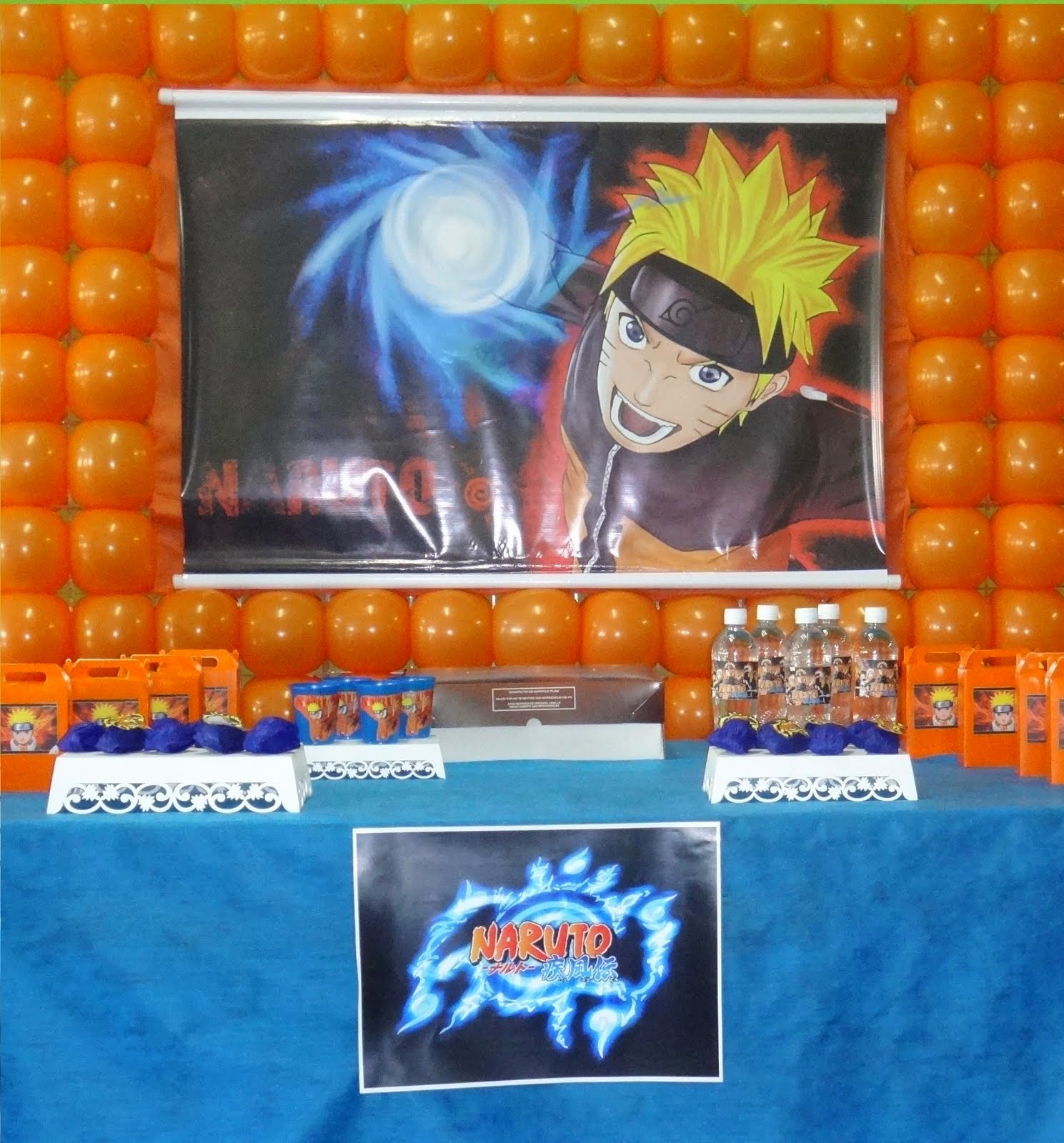 decoração naruto