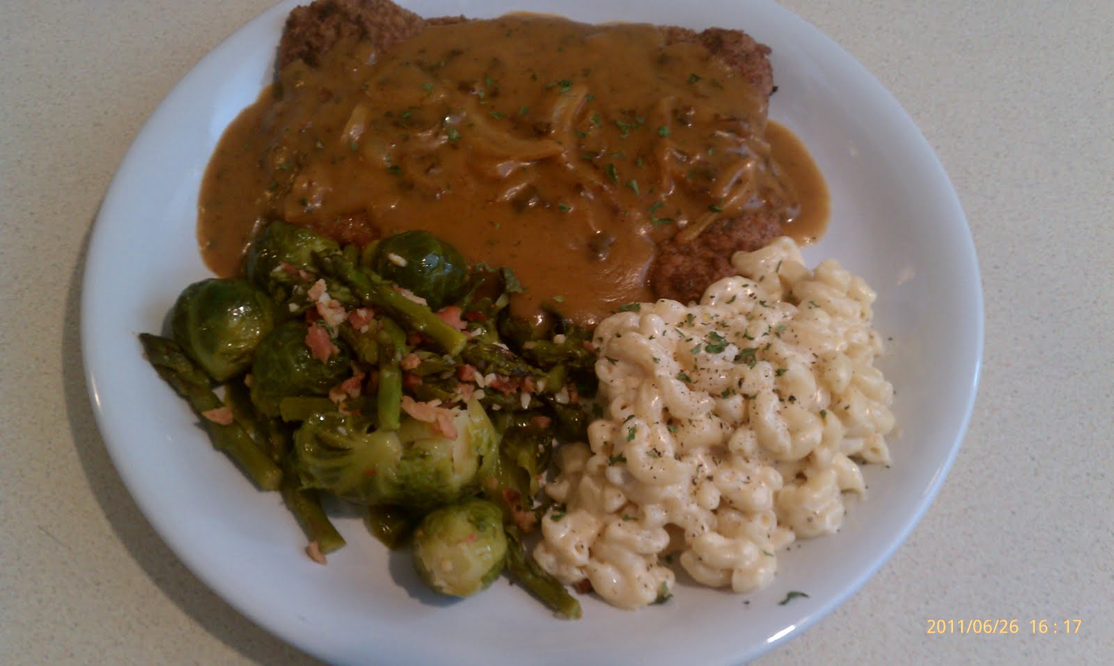 Fancy Your Plate Catering Company Chicken Fried Veal Steaks with Brie