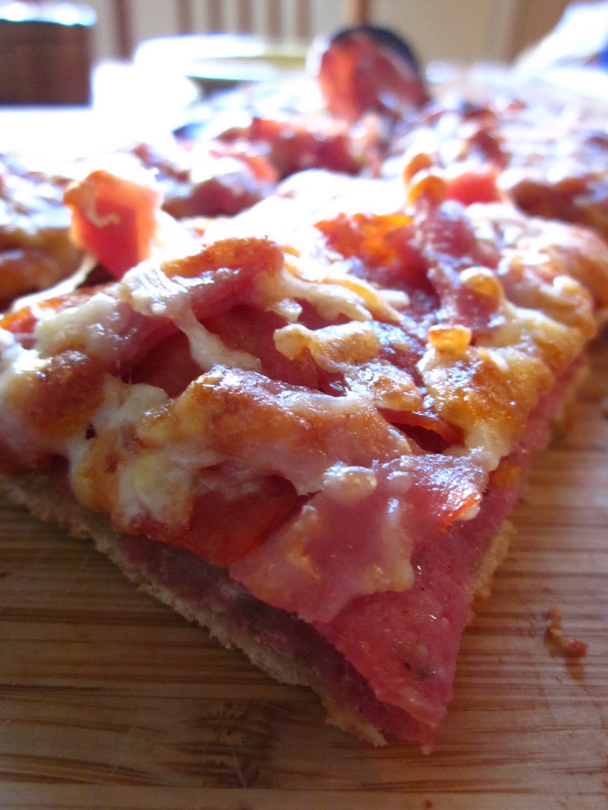 Pizza With Chestnut Flour