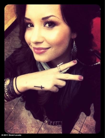 demi lovato tattoo wrist