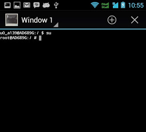 cek rooting andromax i3 dari terminal