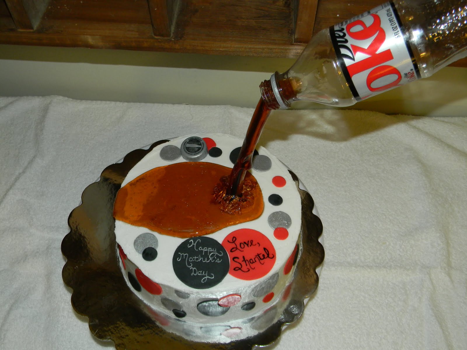 Custom Cakes by Christy "Pouring" Diet Coke Cake
