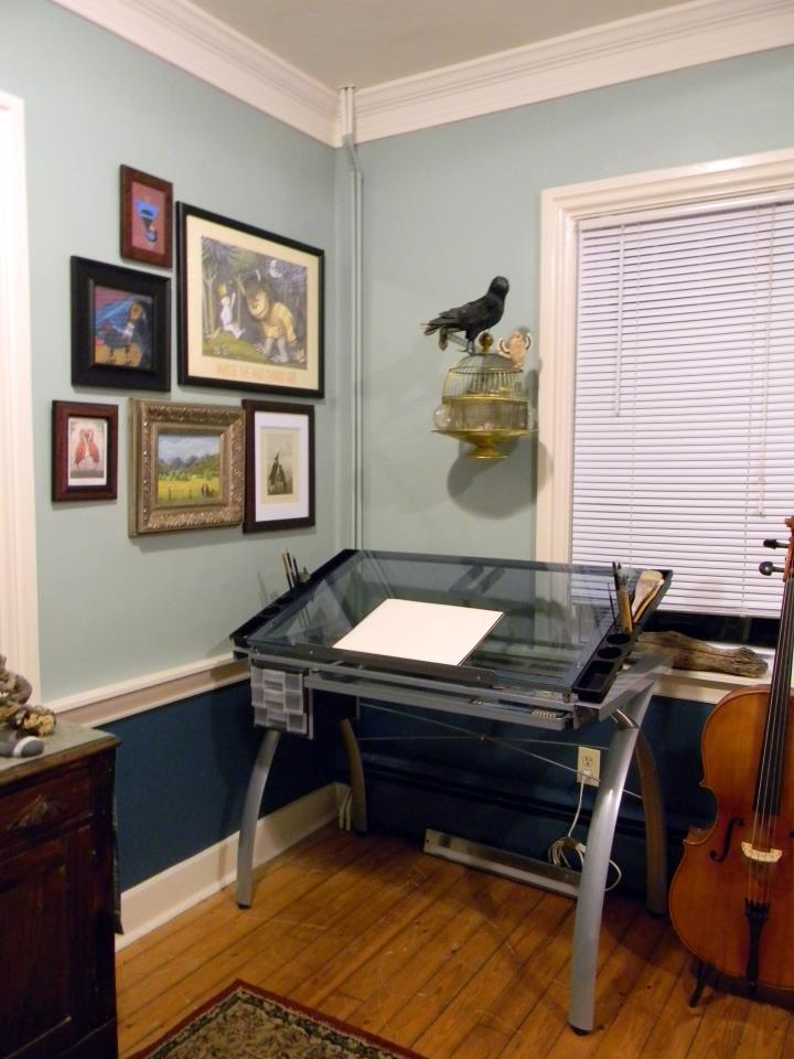 Cheryl Kirk Noll, Illustrator Setting Up an Illustration Studio