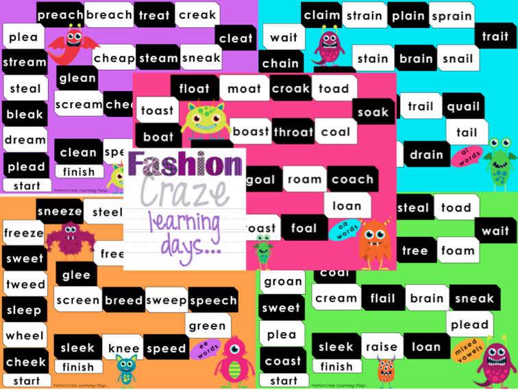 long vowel team games updated fashion craze learning days
