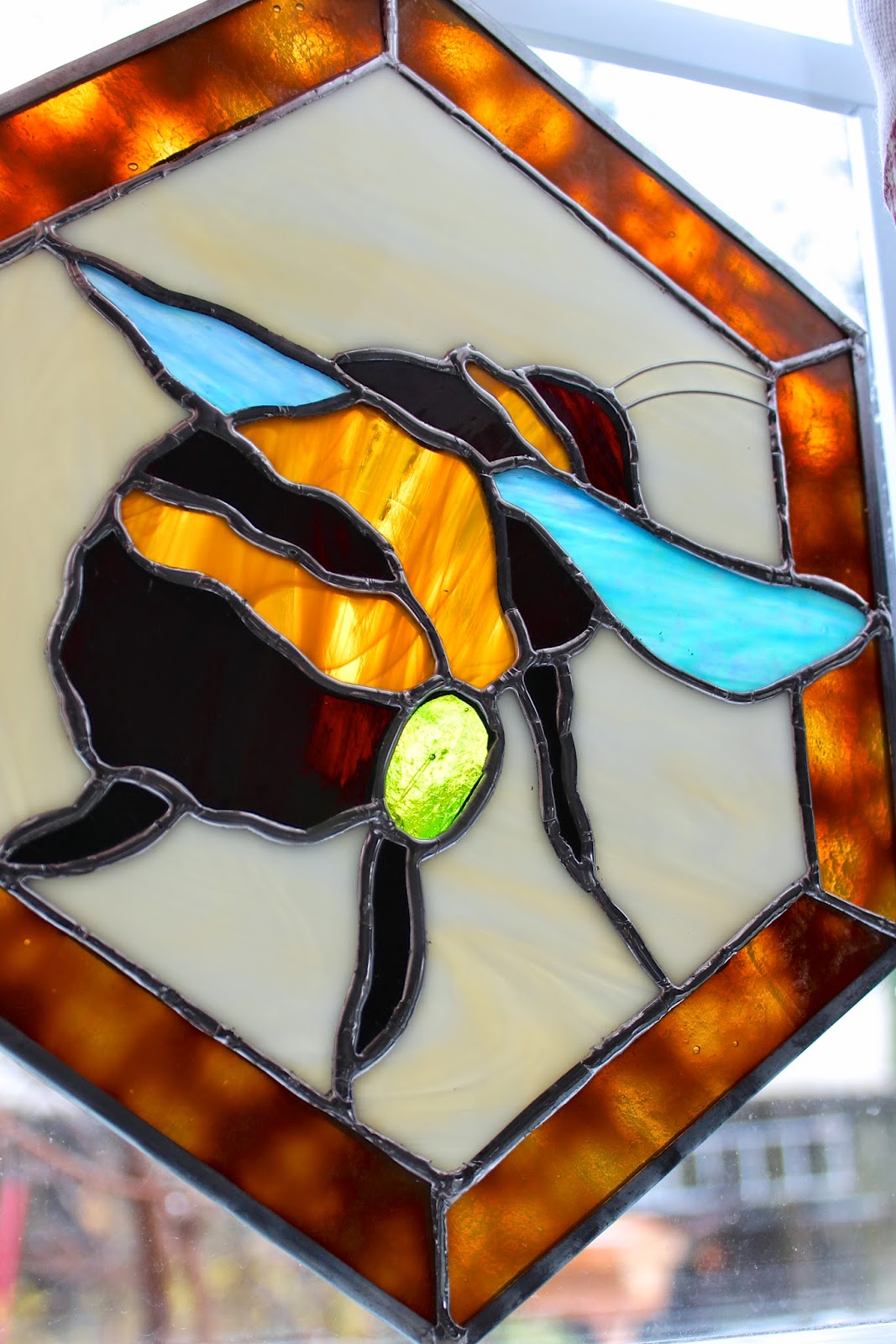 Flannel Jammies Farm art therapy stained glass...