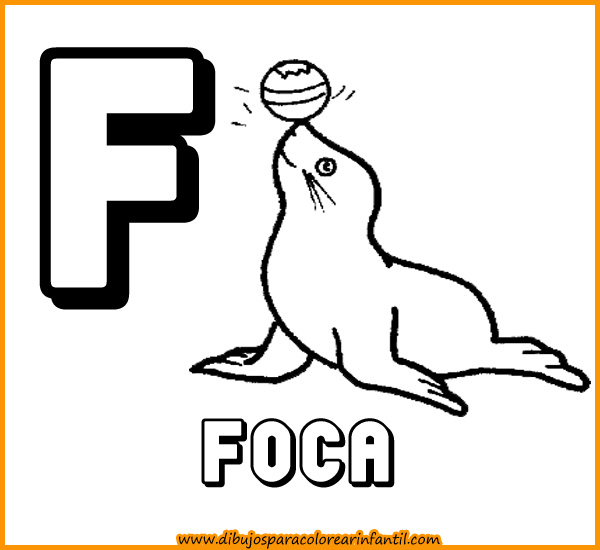 Dibujos con la letra f para colorear - Imagui