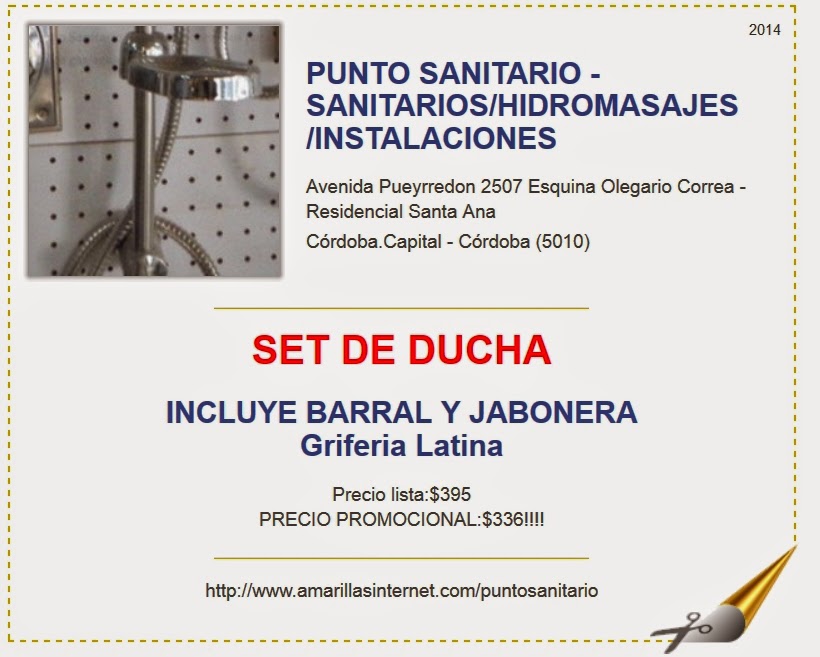 promociones punto sanitario set de ducha