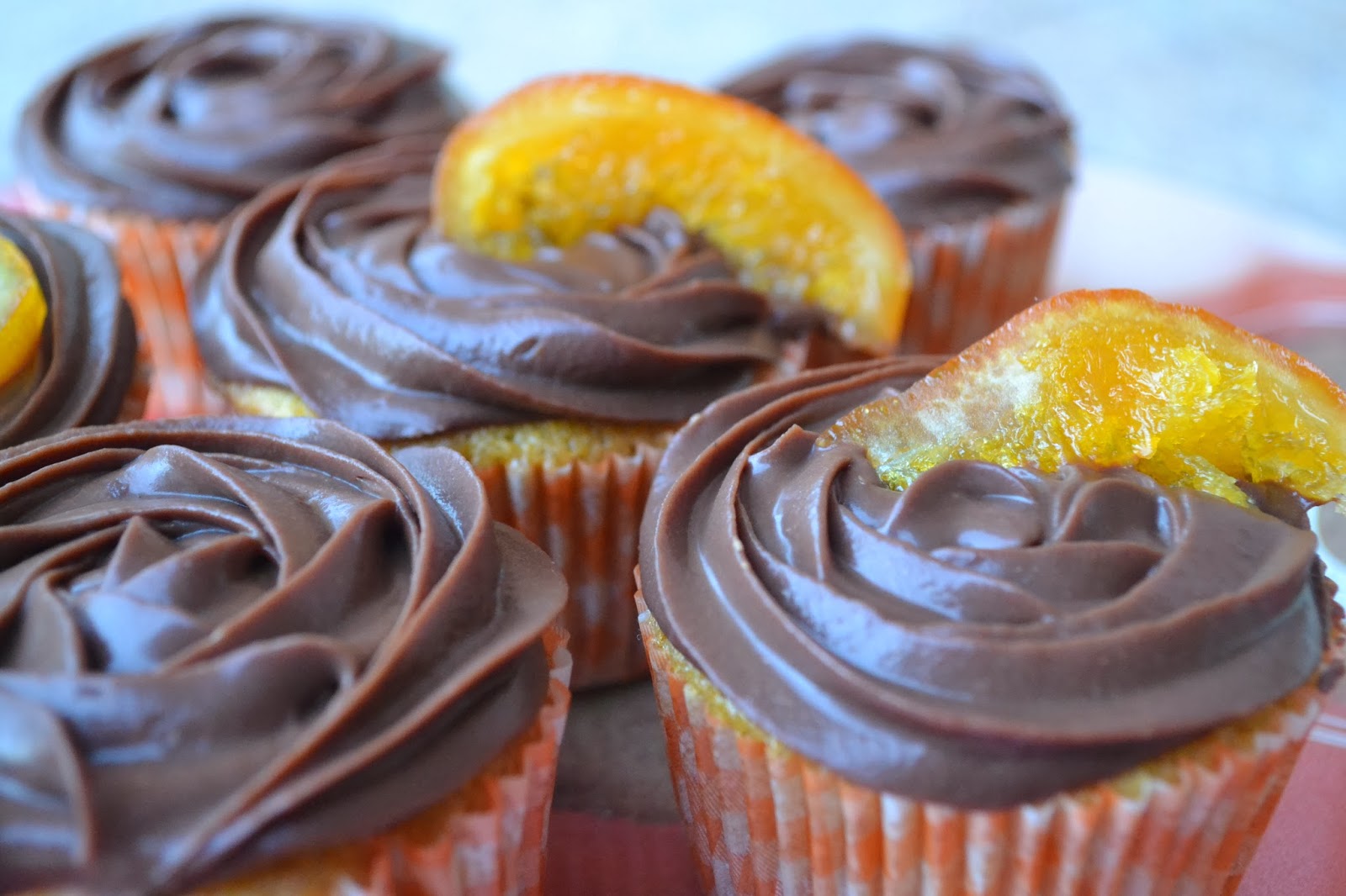 Hau bai gozo! Cupcakes de naranja y chocolate