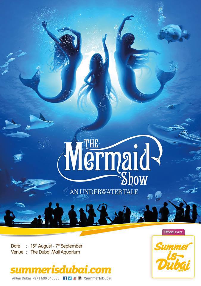 Dubai our Sandbox Mermaids in The Dubai Mall Aquarium