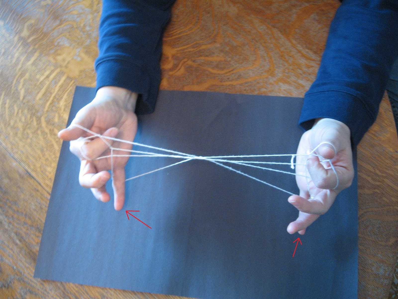 Almost Unschoolers The Eiffel Tower String Trick Step by Step