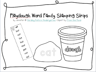 Herding Kats in Kindergarten: Playdough and Nursery Rhymes! (Freebie)