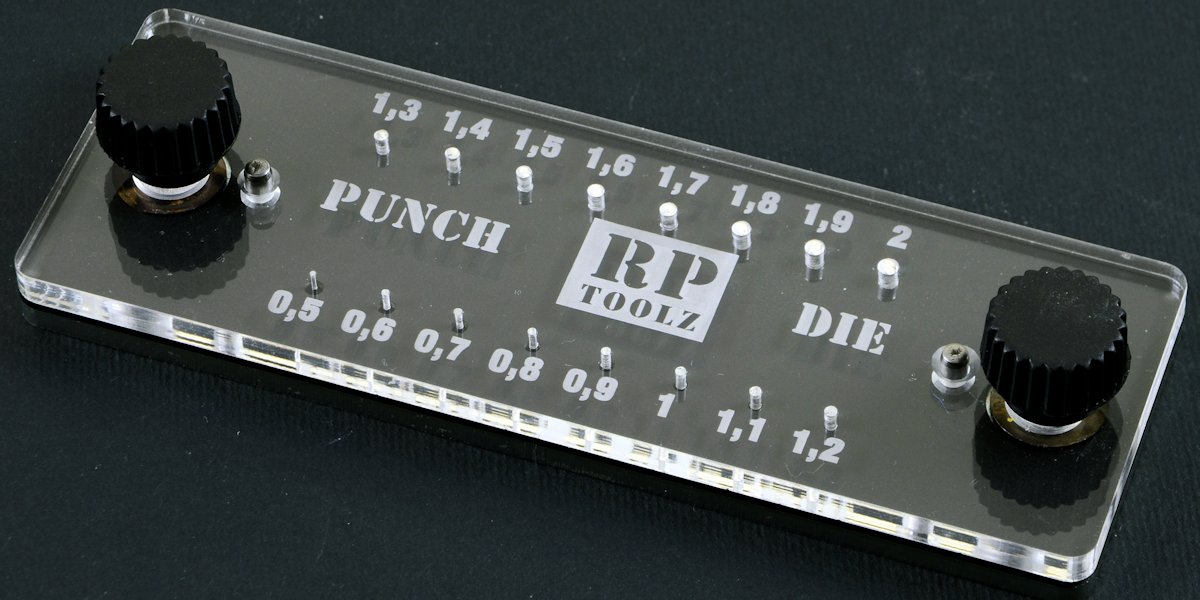 The Modelling News Benchtop Tool Review RP TOOLZ Punch and Die Tool