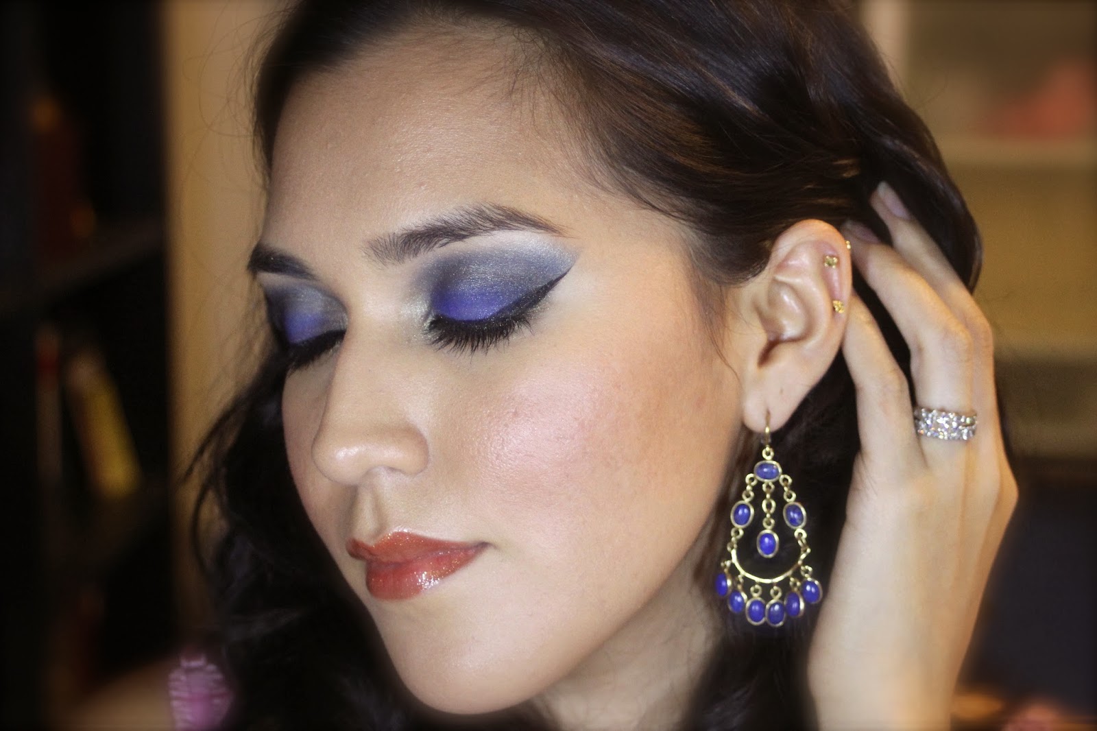 Blue & Gold Makeup Tutorial Using Urban Decay's Vice Palettes