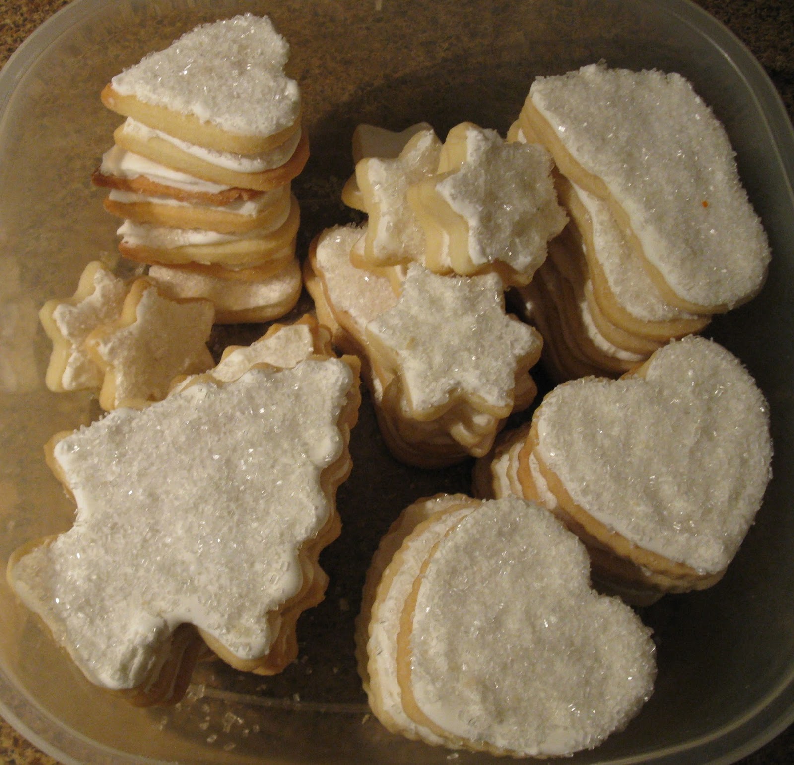 Thel's Kitchen Iced Shortbread Cookies