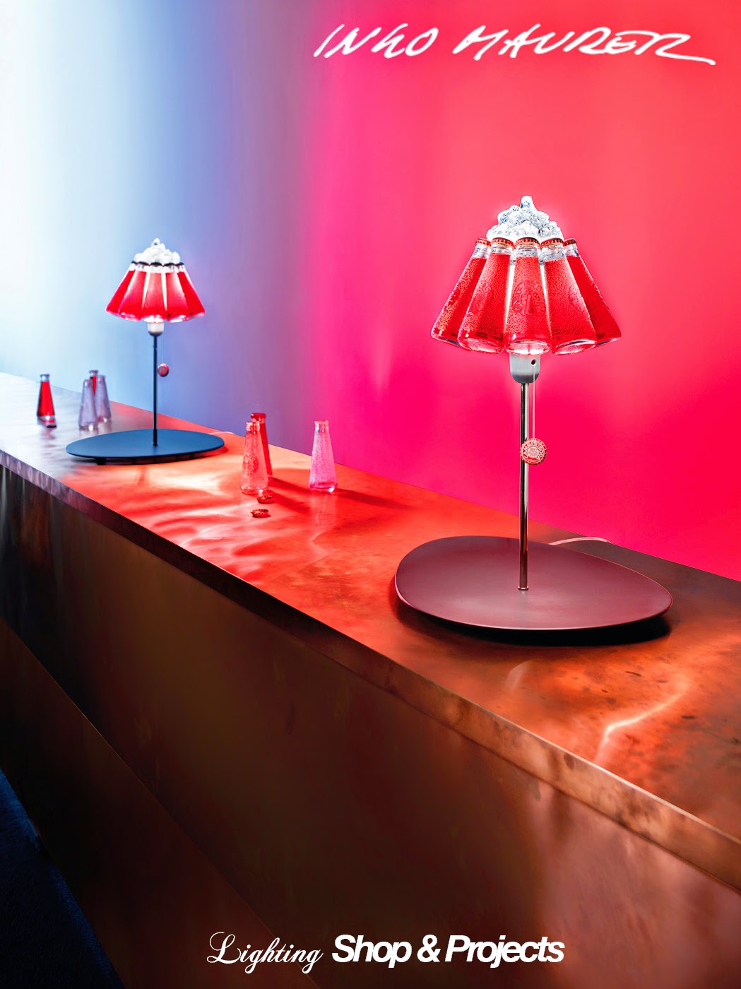 Lámpara de sobremesa Campari by Ingo Maurer Campari by Ingo Maurer