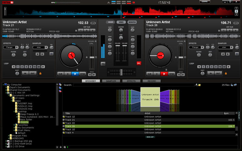 Skins Para Virtual DJ Pro 7 0 Gratis Download Hit jaquette backup blob