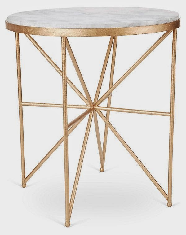 Made By Katy DIY Faux Marble End Table