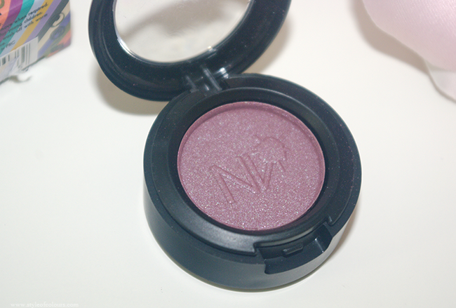 NV Colour Aubergine Eyeshadow, a lovely purple shade