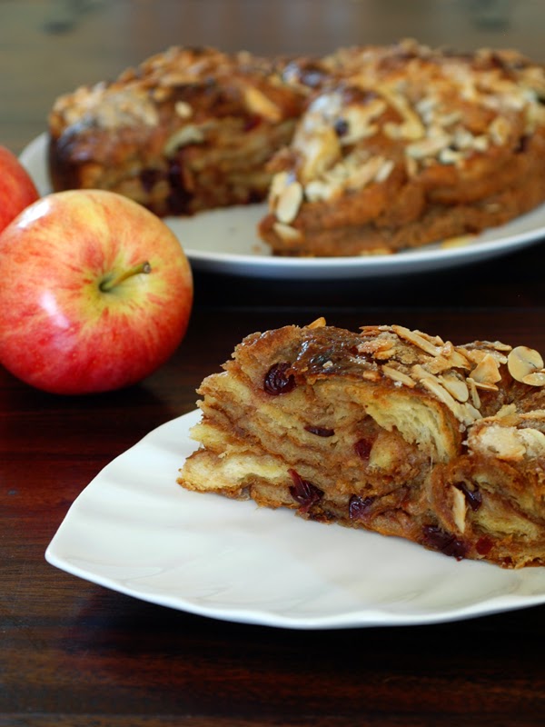 37 Cooks Apple Cranberry Croissant Bread Pudding