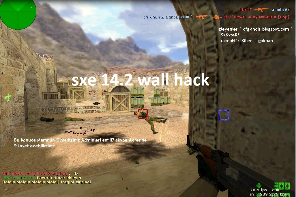counter strike cfg indir sxe wall hack cs 1 6 bot paketi agustos 2013