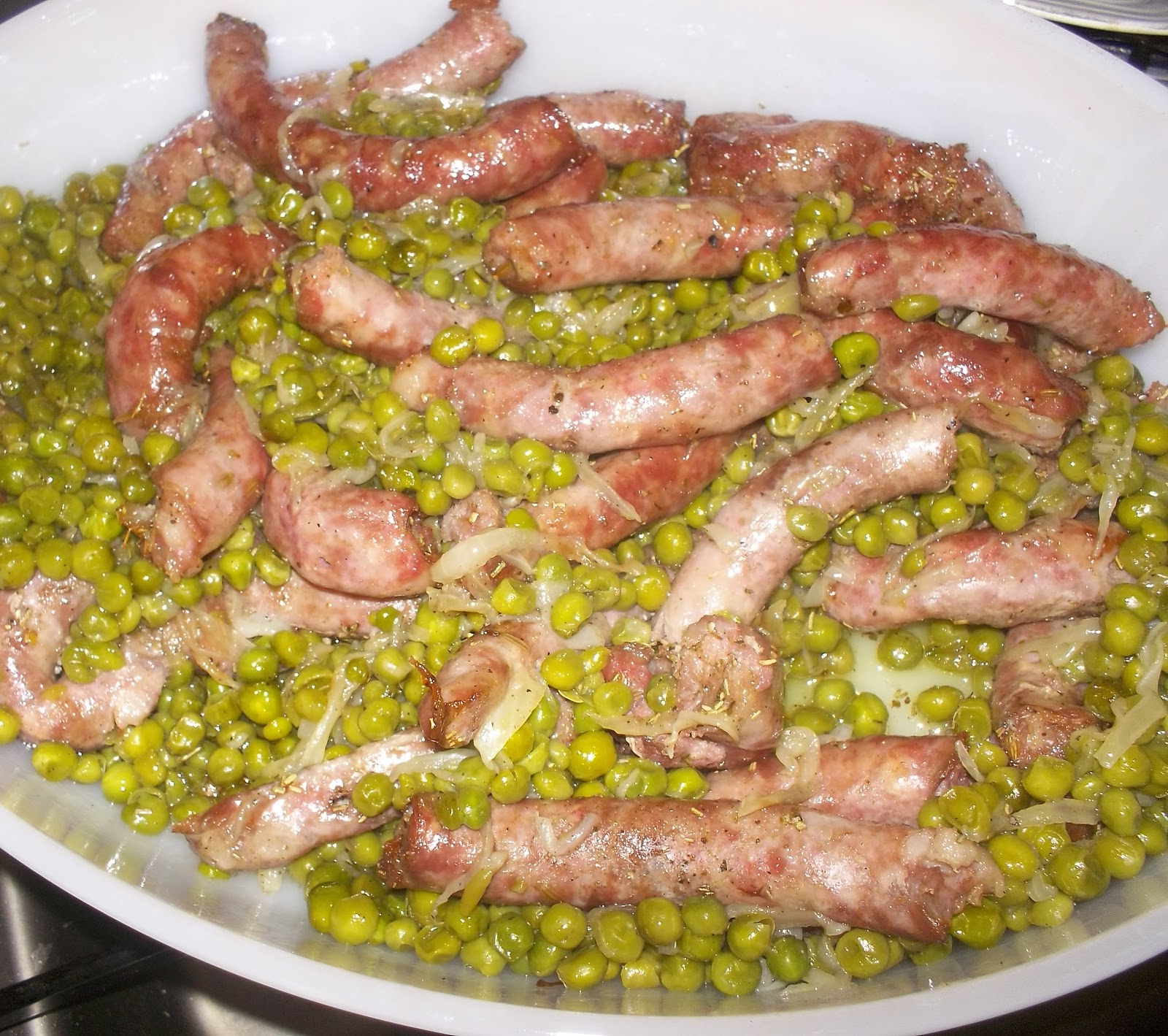 relax di imma SALSICCIA E PISELLI