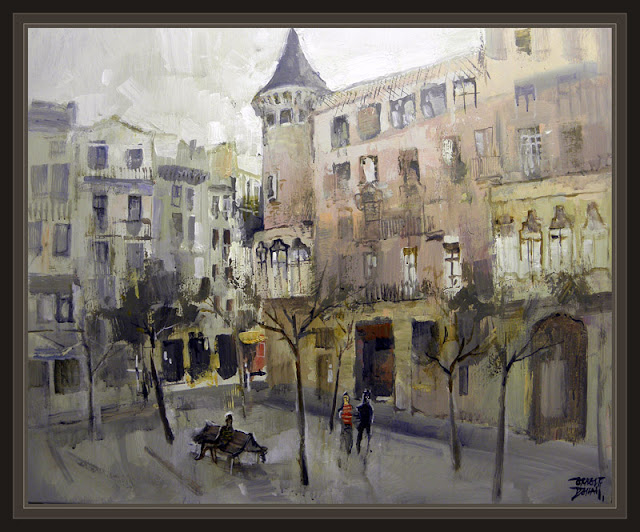 MANRESA-PINTURA-BURESA-IMPRESIONISTAS-PINTORES-PINTOR-ERNEST DESCALS-