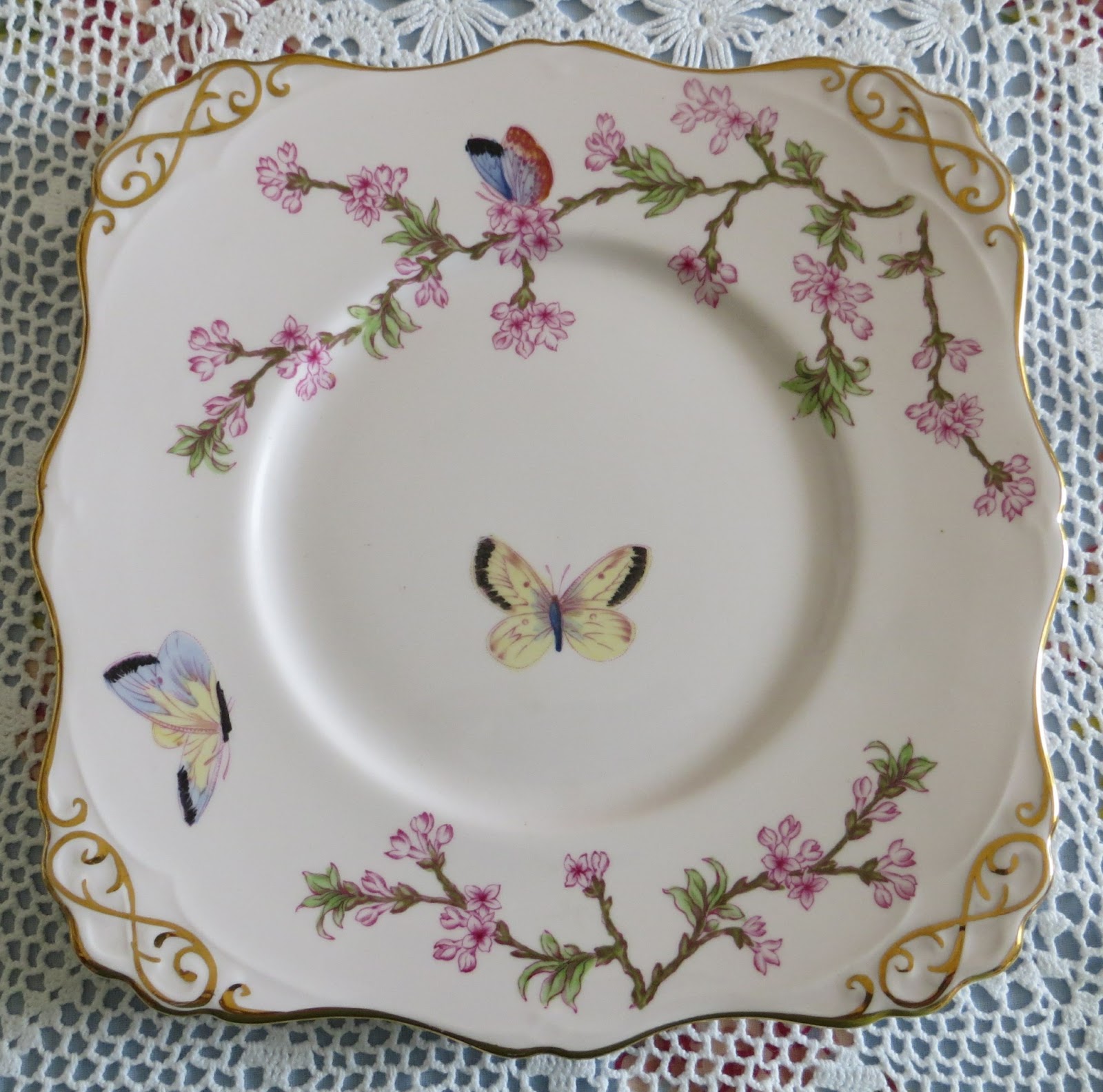 Shortbread & Ginger Beautiful Butterfly Plates