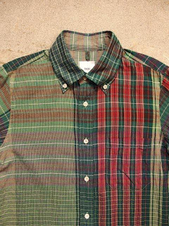 ts(s) B.D.Shirt - Enlarged Madras Plaid Cotton Cloth Spring/Summer 2015 SUNRISE MARKET