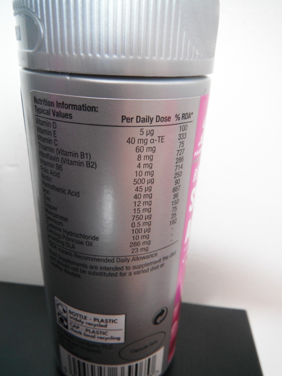 Skin Hair And Nail Vitamins Boots*^