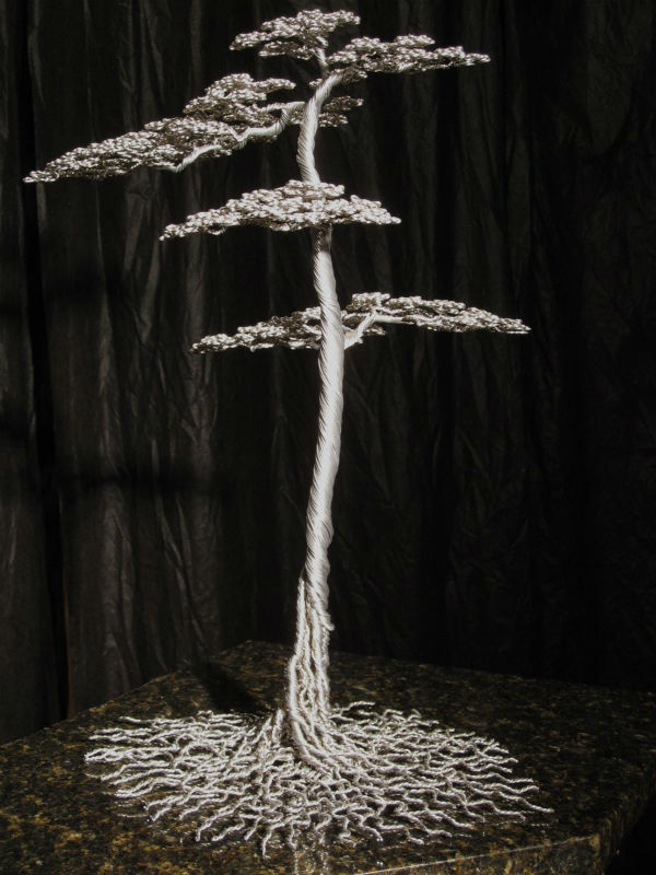 Wire Trees Sculptures by Kevin Iris Spicytec