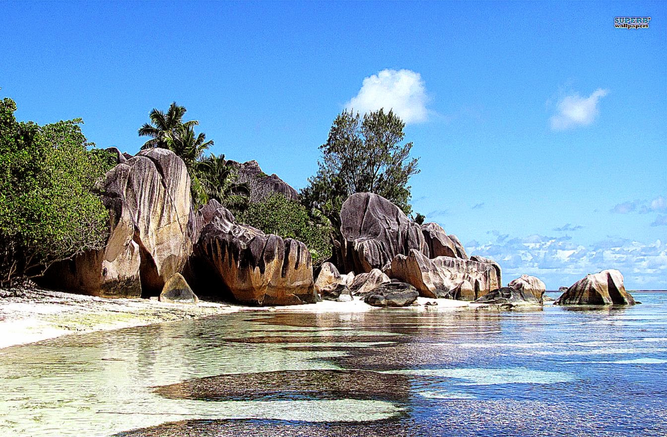 Anse Source d39Argent wallpaper Beach wallpapers Anse Source d39Argent wallpaper Beach wallpapers