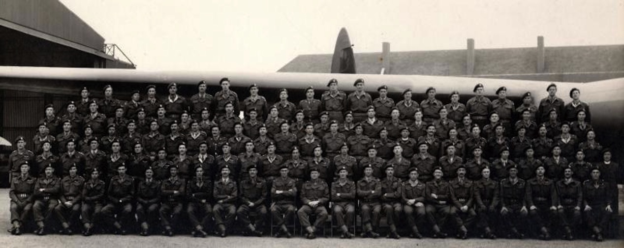 Arnhem Jim Officers of The Glider Pilot Regiment circa 1944
