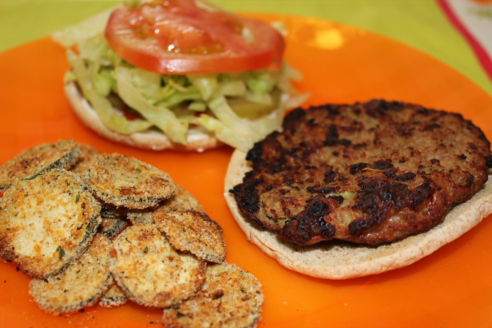 Momma's Playground Turkey Burgers with Zucchini Recipe