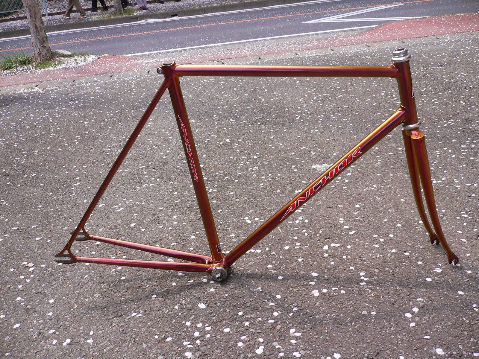 njs keirin track bike &frame for sell Bridestone ANCHOR njs keirin frame