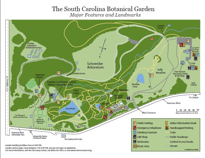 Clemson Trail Guide Sc Botanical Garden