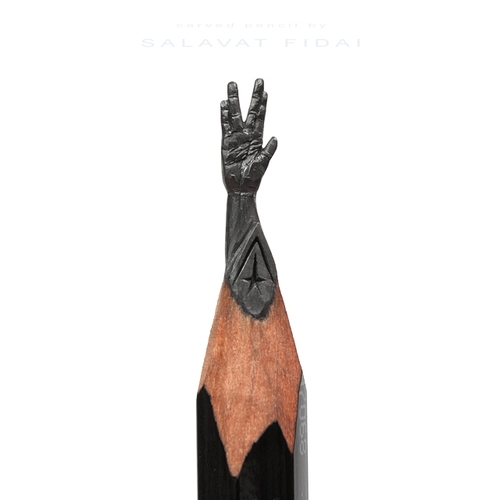 12-Spock-Leonard Nimoy-Star-Trek-Salavat-Fidai-Салават-Фидаи-Architectural-Movie-Pencil-Sculpture-Carving-www-designstack-co