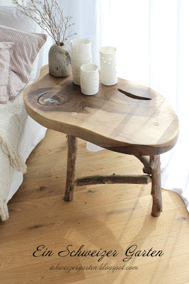 Ein Schweizer Garten: DIY - Holztisch