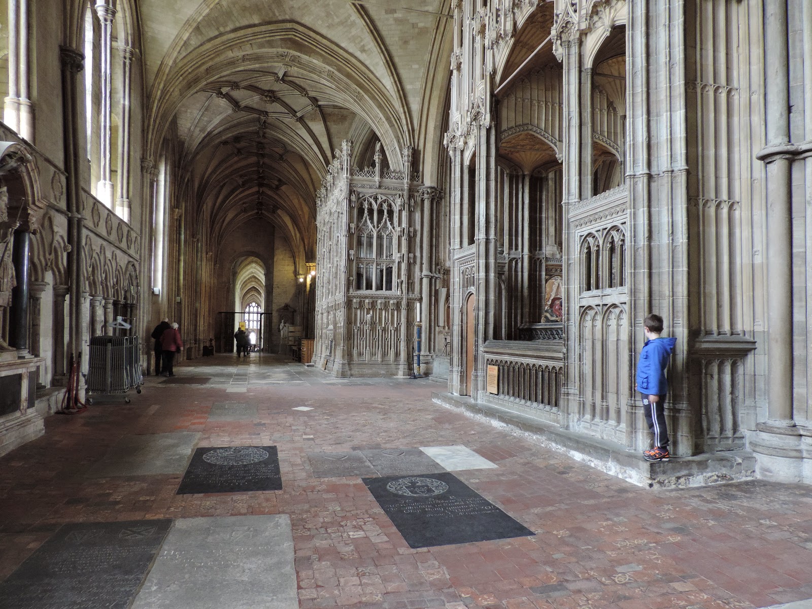 medieval stonework in winchester historic cathedral