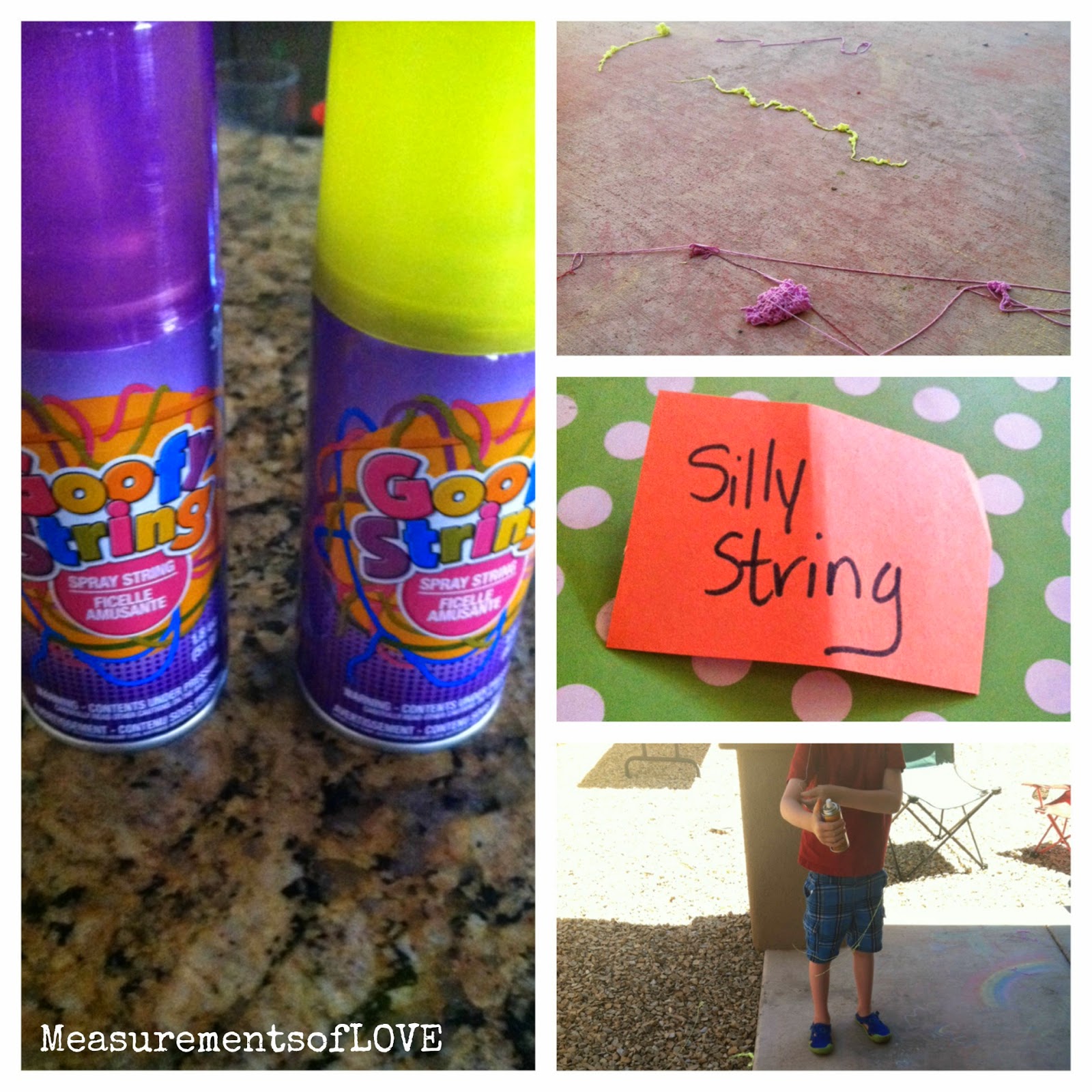 Measurements of Merriment Summer Bucket List Silly String