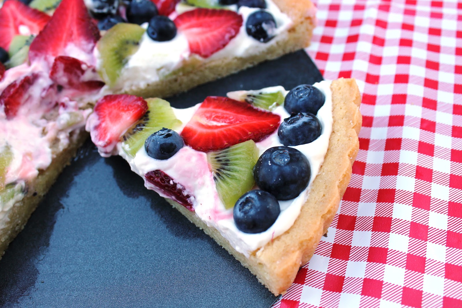 On Life and Lemons Fruit Pizza Tart