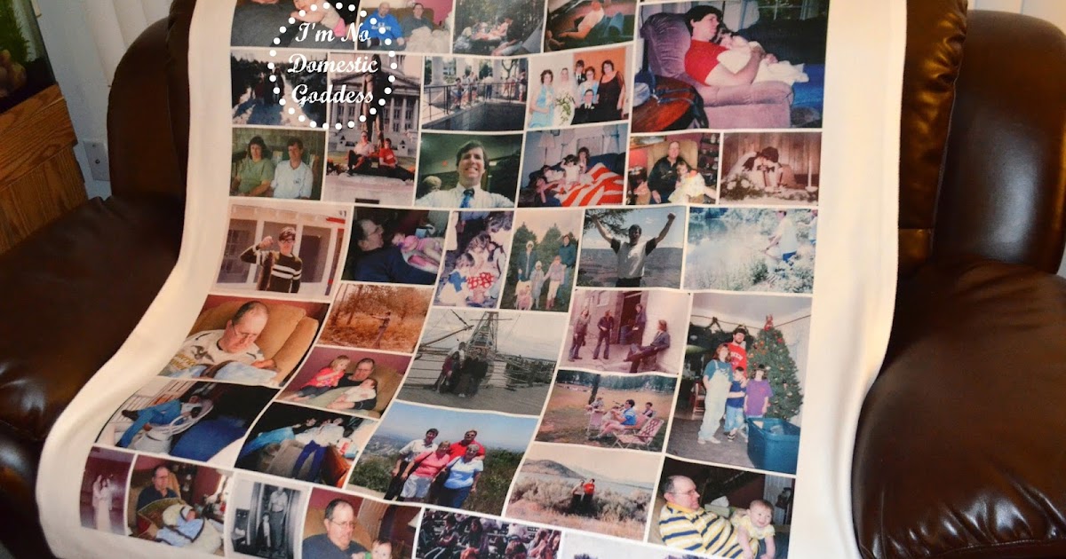 Custom Fleece Photo Blanket Review & Giveaway I'm No