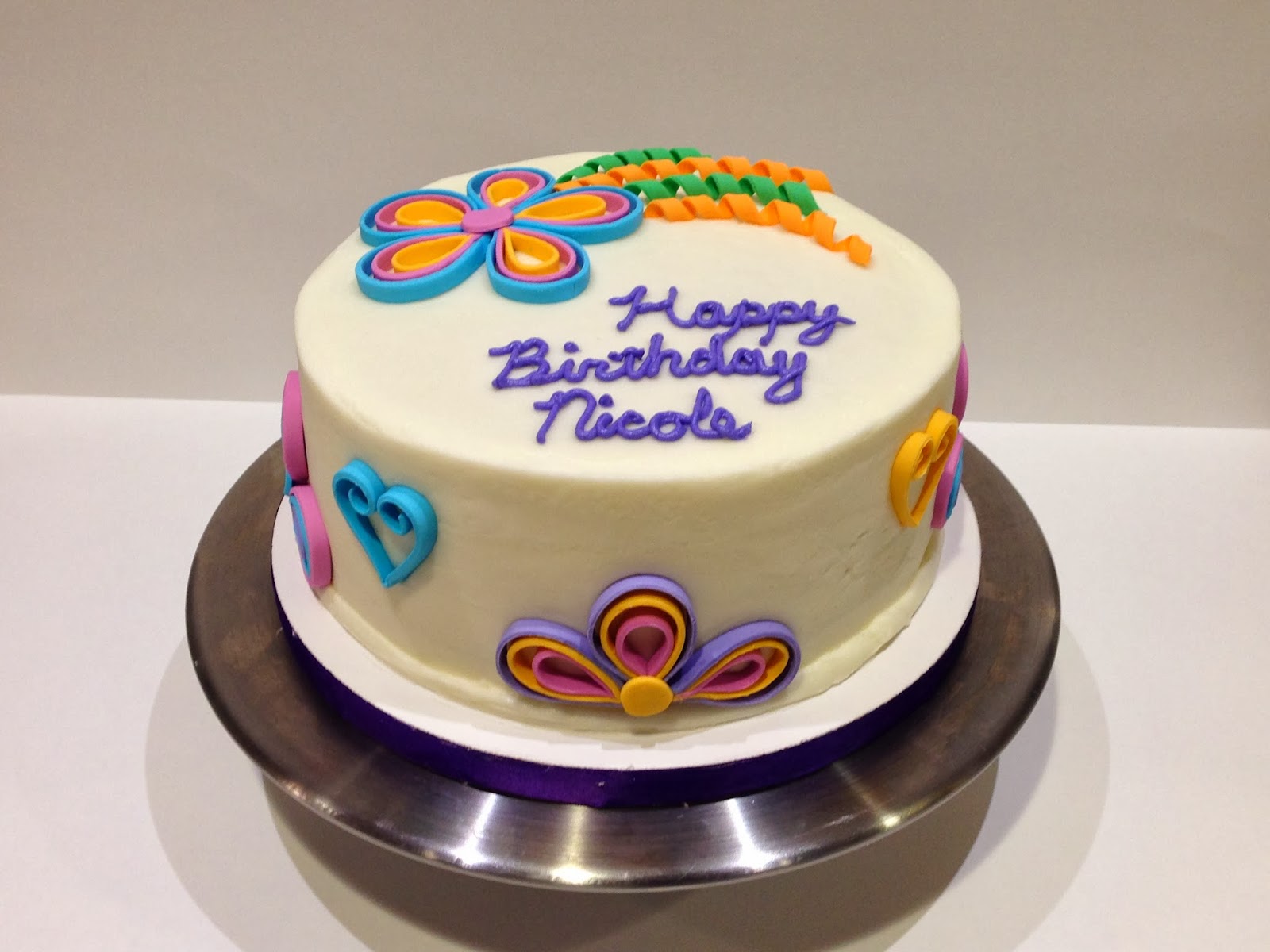 Julie's Custom Confections: Completely Nut Free Birthday Cake