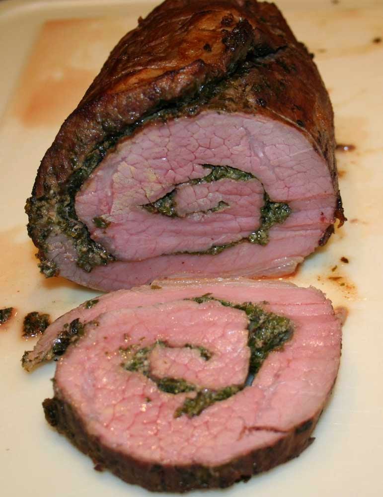 Rolled Stuffed Roast of Venison