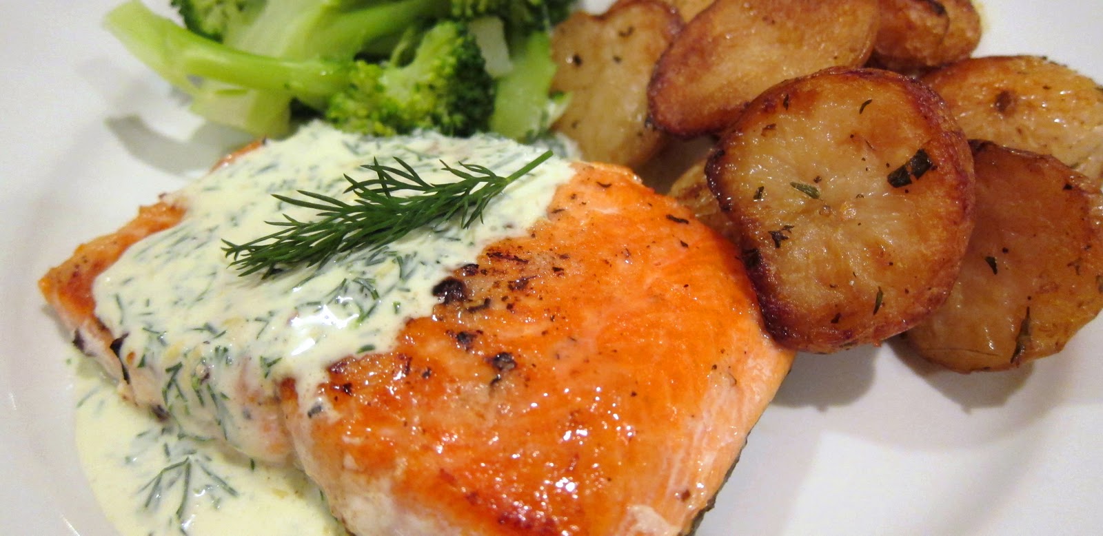 beets and bites PanSeared Salmon with Dill Sauce